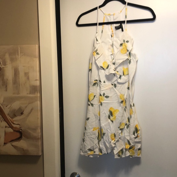 Forever 21 Lemon 🍋 Mini Skater Dress - Picture 3 of 7